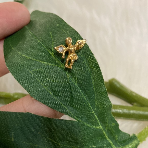 Vintage “Treasures & Trinkets Angel”With White Rhinestone - Picture 7 of 14